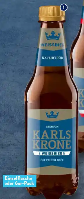 Aldi Süd Karlskrone Weißbier 6x0,5L Angebot