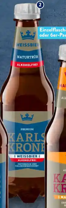 Aldi Süd Karlskrone Alkoholfreies Weißbier 6x0,5L Angebot