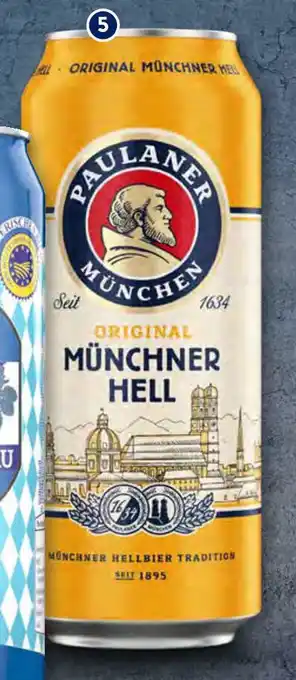 Aldi Süd Paulaner Münchner Hell 0,5L Angebot