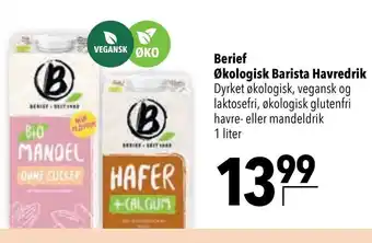 CITTI Markt Berief Økologisk Barista Havredrik 1L Angebot