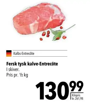 CITTI Markt Fersk tysk kalve-Entrecôte 500g Angebot