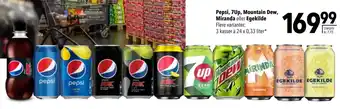 CITTI Markt Pepsi, 7Up, Mountain Dew, Miranda eller Egekilde 3 kasser à 24 x 0,33 liter Angebot