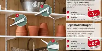 Sonderpreis Baumarkt Regalbodenträger Angebot