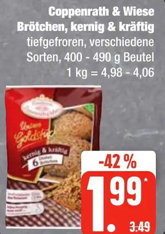 Edeka Frischemarkt Coppenrath & Wiese Brötchen, kernig & kräftig 400-490 g Beutel Angebot