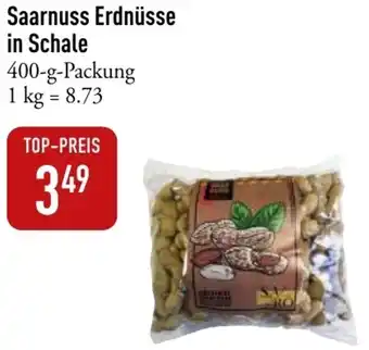 Galeria Markthalle Saarnuss Erdnüsse in Schale 400 g Packung Angebot