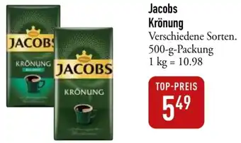 Galeria Markthalle Jacobs Krönung 500 g Packung Angebot