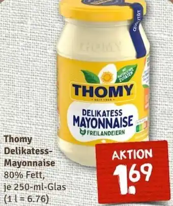 nahkauf Thomy Delikatess Mayonnaise 250 ml Glas Angebot