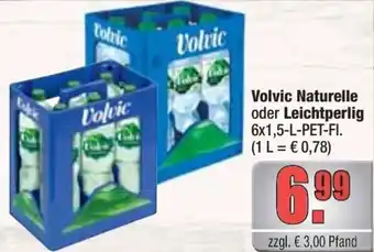 alldrink Volvic Naturelle oder Leichtperlig 6x1,5-L-PET-FI. Angebot