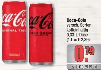 alldrink Coca-Cola 0,33 L Dose Angebot