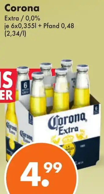 Trink und Spare Corona Extra 6x0,335 L Angebot