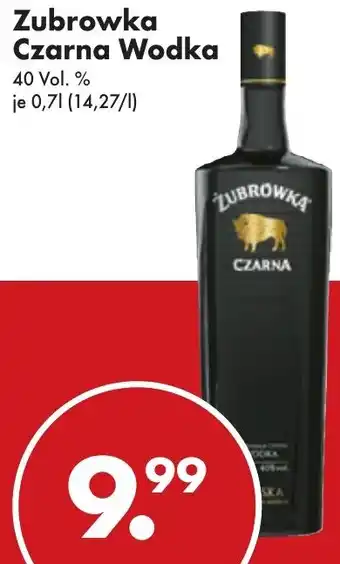 Trink und Spare Zubrowka Czarna Wodka 0,7 L Angebot