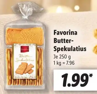 Lidl Favorina Butter-Spekulatius 250 g Angebot