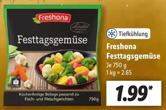 Lidl Freshona Festtagsgemüse 750 g Angebot