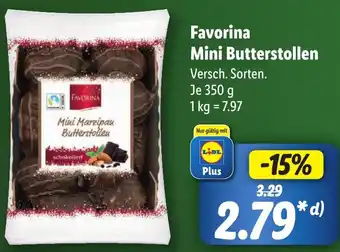 Lidl Favorina Mini Butterstollen 350 g Angebot