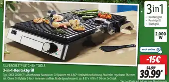Lidl SILVERCREST KITCHEN TOOLS 3-in-1-Kontaktgrill Angebot