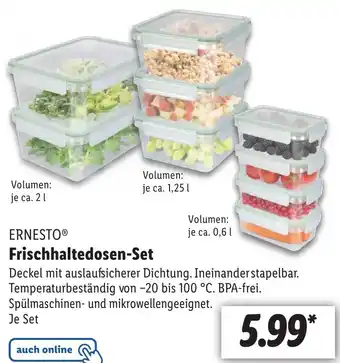 Lidl ERNESTO Frischhaltedosen-Set Angebot