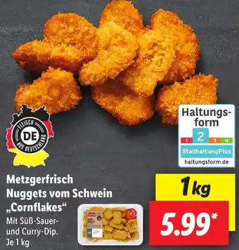 Lidl Metzgerfrisch Nuggets vom Schwein ,,Cornflakes" 1kg Angebot