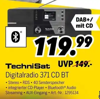 MEDIMAX TechniSat Digitalradio 371 CD BT Angebot