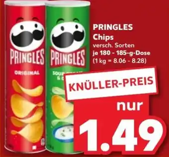 Kaufland PRINGLES Chips 180-185 g Dose Angebot