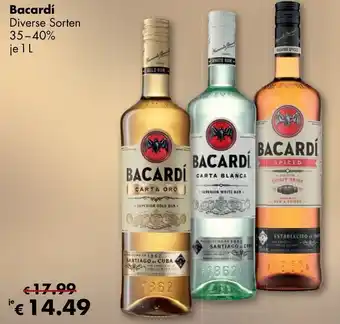 Travel Free Bacardi 1L Angebot