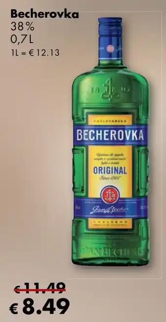 Travel Free Becherovka 0,7L Angebot