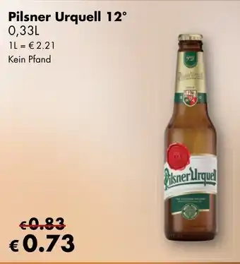 Travel Free Pilsner Urquell 0,33L Angebot