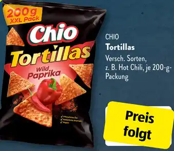 Aldi Süd CHIO Tortillas 200 g Packung Angebot