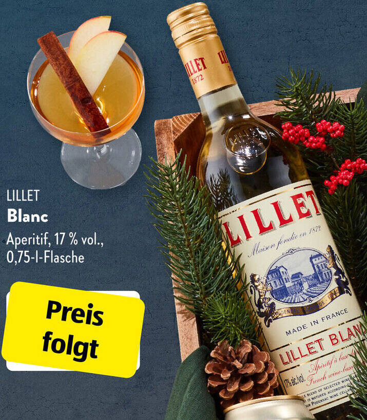 LILLET Blanc Aperitif 0,75 L Flasche Angebot bei Aldi Süd