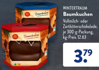 Aldi Süd WINTERTRAUM Baumkuchen 300 g Packung Angebot