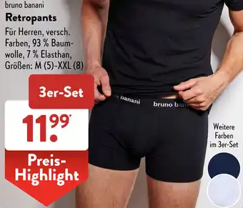 Aldi Süd bruno banani Retropants 3er-Set Angebot