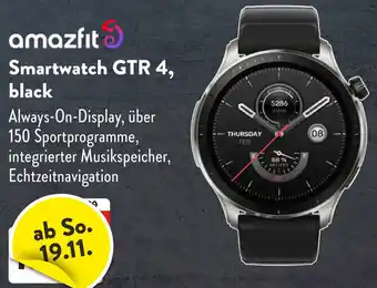 Aldi Süd amazfit Smartwatch GTR 4, black Angebot
