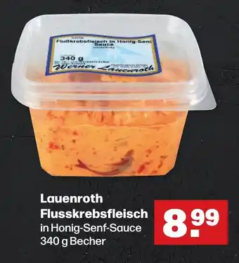 Handelshof Lauenroth Flusskrebsfleisch in Honig-Senf-Sauce 340 g Becher Angebot