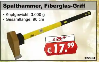 Stabilo Fachmarkt Spalthammer, Fiberglass Griff Angebot