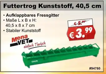 Stabilo Fachmarkt Futtertrog Kunststoff, 40,5 cm Angebot