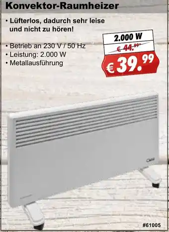 Stabilo Fachmarkt Konvektor Raumheizer Angebot