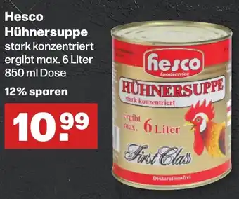 Handelshof Hesco Hühnersuppe 850ml Angebot