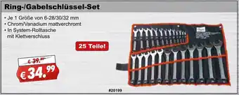 Stabilo Fachmarkt Ring/ Gabelschlüssel Set Angebot