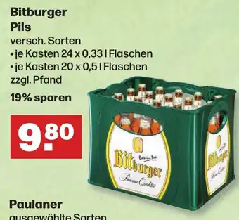 Handelshof Bitburger Pils 24*330/20*500ml Angebot