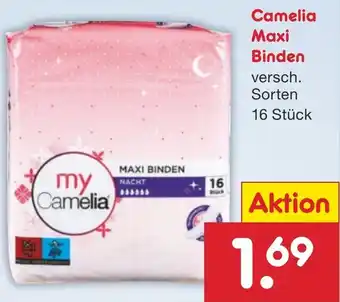 Netto Marken-Discount Camelia Maxi Binden 16 Stück Angebot