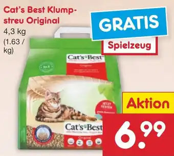 Netto Marken-Discount Cat's Best Klumpstreu Original 4,3 kg Angebot