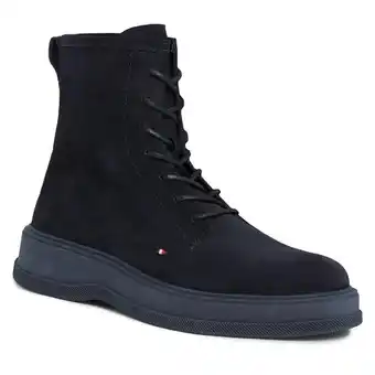 eschuhe Tommy hilfiger schnürschuhe th everyday core suede boot fm0fm04660 desert sky dw5 Angebot