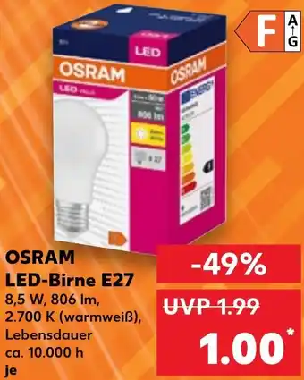 Kaufland OSRAM LED-Birne E27 Angebot