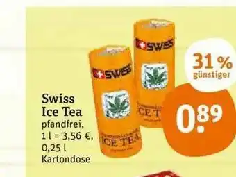 tegut Swiss Ice Tea Angebot