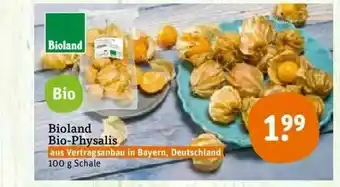 tegut Bioland Bio Physalis Angebot