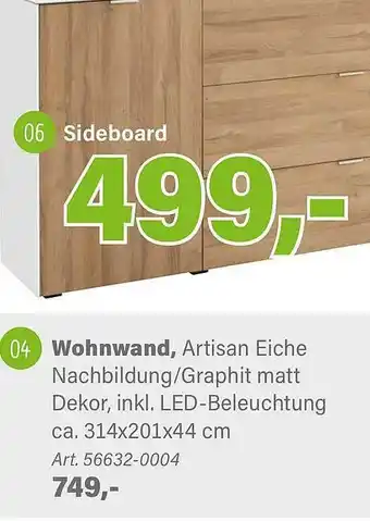 Schleudermaxx Sideboard, Wohnwand Angebot