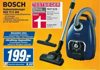 expert Techno Land Bosch Bodenstaubsauger BGB 75 X 494 Angebot