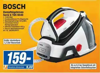 expert Techno Land Bosch Dampfbügeleisen Serie 6 Tds 6540 Angebot