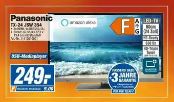 expert Techno Land Panasonic Tx-24 Jsw 354 Led-tv Angebot