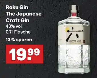 Handelshof Roku Gin The Japanese Craft Gin 43% vol 0,7L Angebot