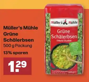 Handelshof Müller's Mühle Grüne Schälerbsen 500 g Angebot